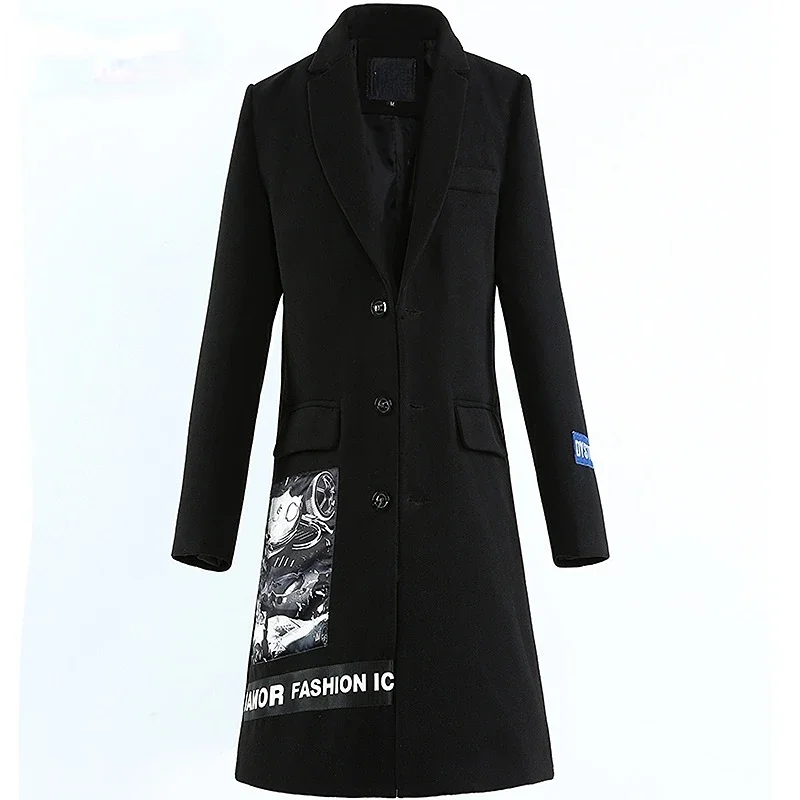 Men New Winter Wool Long Jacket Trench Coat Slim Outwear Turn-down Collar Casual Woolen Coat Jacket M-4XL
Men New Winter Wool Long Jacket Trench Coat Slim Outwear Turn-down Collar Casual Woolen Coat Jacket M-4XL