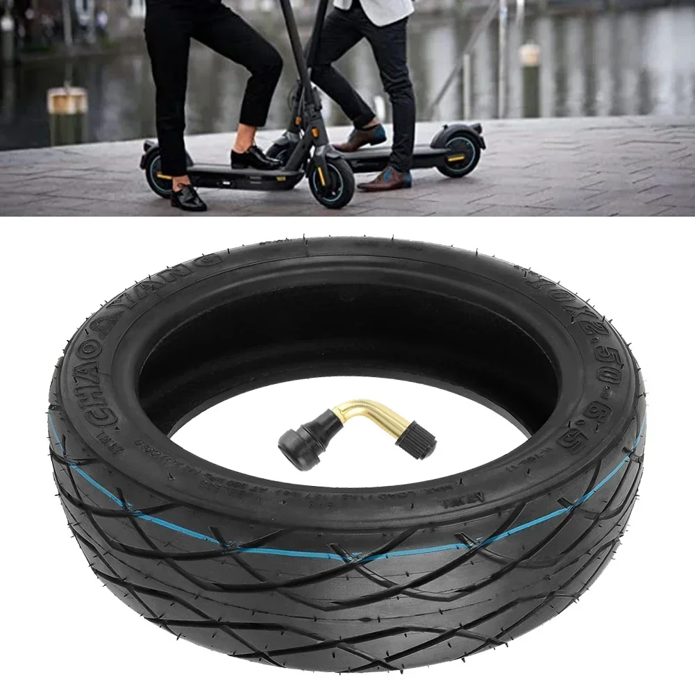 1pc Tire With Gas Nozzle 10 Inch 10x2.50-6.5 Electric Scooter Tubeless Tyre 60/70-6.5 For Ninebot Max G30 Scooter Accessories
1pc Tire With Gas Nozzle 10 Inch 10x2.50-6.5 Electric Scooter Tubeless Tyre 60/70-6.5 For Ninebot Max G30 Scooter Accessories