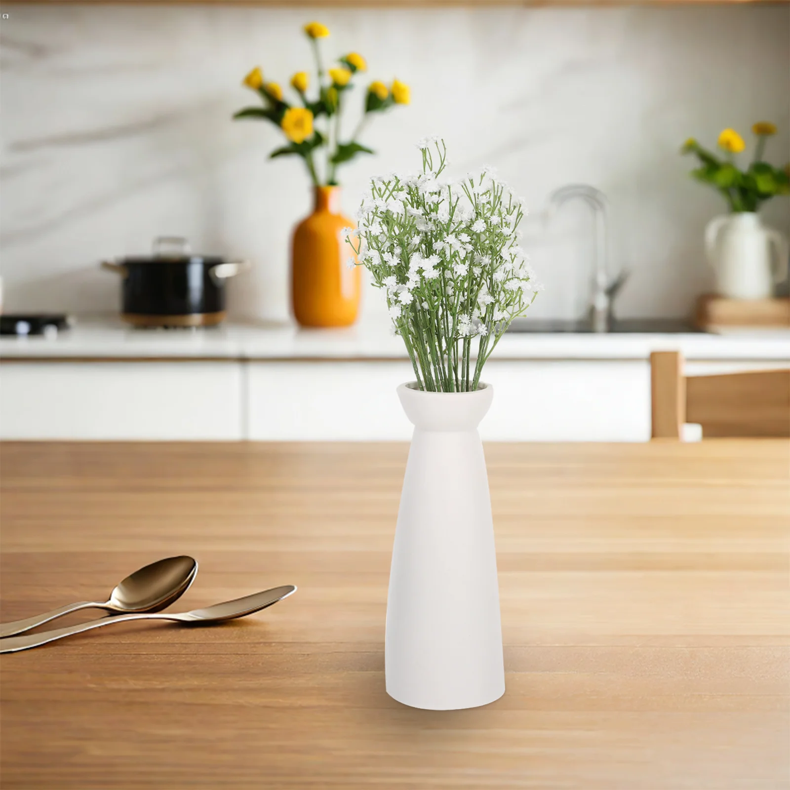 5Pcs Faux Baby Breath Flowers - Lifelike White Mini Artificial Blooms for Wedding Centerpieces DIY Home Decor - Bulk Simulation
5Pcs Faux Baby Breath Flowers - Lifelike White Mini Artificial Blooms for Wedding Centerpieces DIY Home Decor - Bulk Simulation