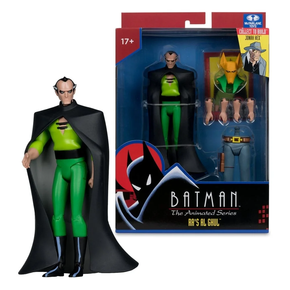 McFarlane Toys Batman: The Animated Series DC Direct Build-A Ras Al Ghul Original 7" Action Figure Model Doll Garage Kit Gift
McFarlane Toys Batman: The Animated Series DC Direct Build-A Ras Al Ghul Original 7" Action Figure Model Doll Garage Kit Gift