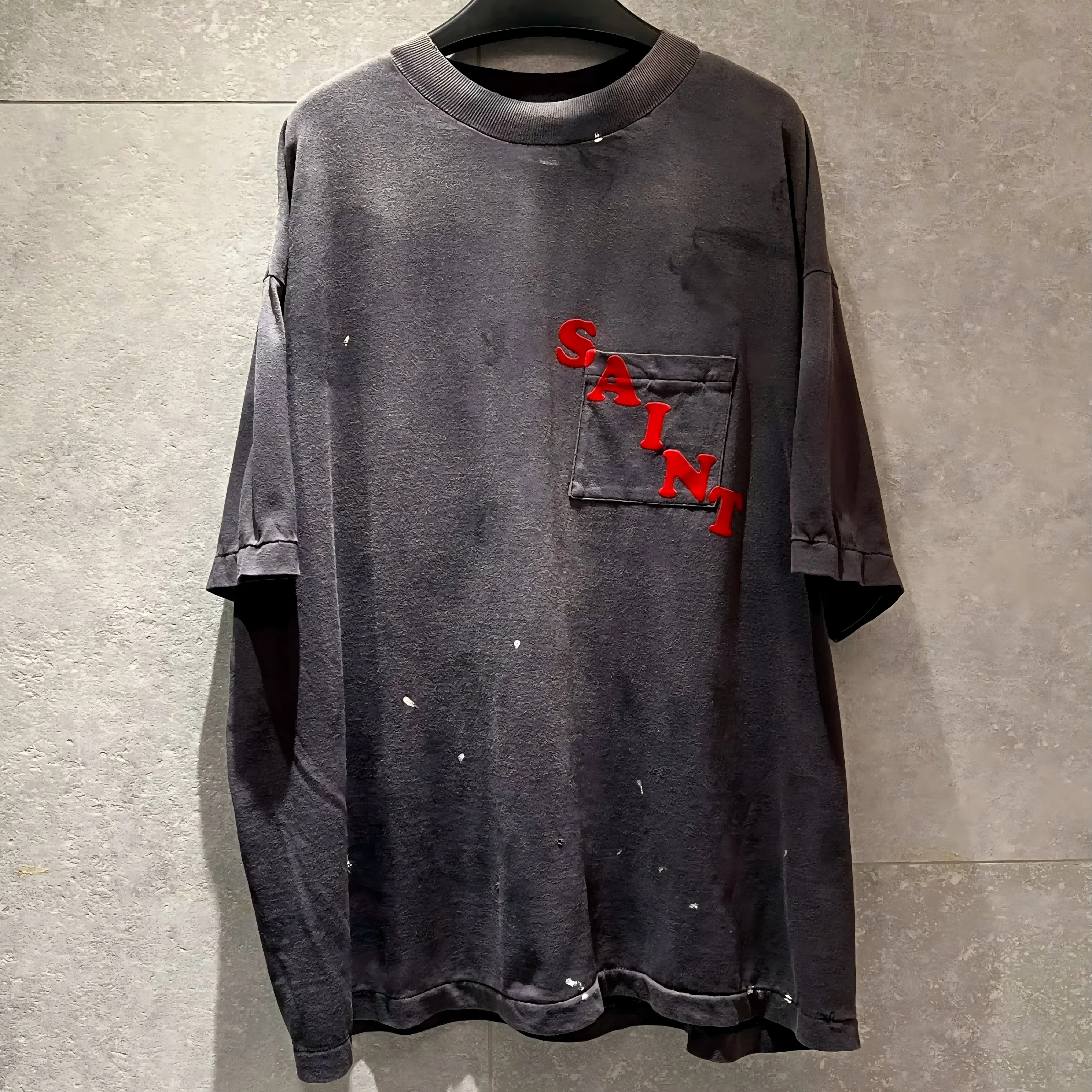 Saint Men's Clothing New Skull Print Washed Vintage Holes Dye Graffiti American Short-Sleeved T-Shirt Trend
Saint Men's Clothing New Skull Print Washed Vintage Holes Dye Graffiti American Short-Sleeved T-Shirt Trend