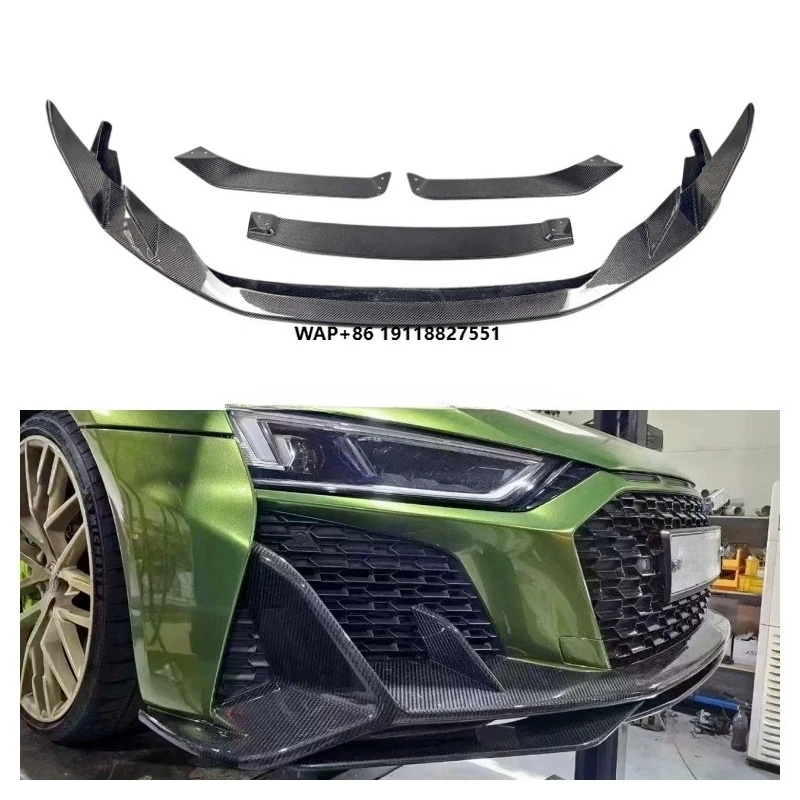 CA Style 4-PC Style Carbon Fiber Front Bumper Lip Splitter Spoiler for R8 V10 2020+
CA Style 4-PC Style Carbon Fiber Front Bumper Lip Splitter Spoiler for R8 V10 2020+