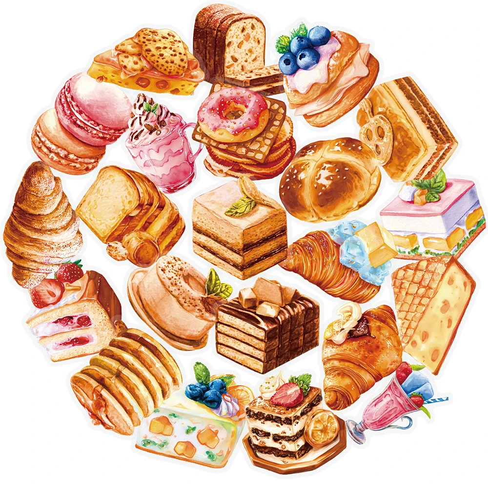10/30/50pcs Transparent Cute Dessert Cartoon Stickers Aesthetic Kawaii Afternoon Tea Bread Cake Decals Toys Gifts
10/30/50pcs Transparent Cute Dessert Cartoon Stickers Aesthetic Kawaii Afternoon Tea Bread Cake Decals Toys Gifts