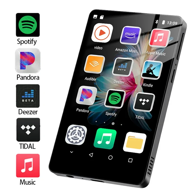 WiFi MP3 Player Bluetooth 5.0 MP4 MP5 Player 4.0 "Full Touch Screen Android 8.1 Smart System with Spotify Streaming Music Player 
WiFi MP3 Player Bluetooth 5.0 MP4 MP5 Player 4.0 "Full Touch Screen Android 8.1 Smart System with Spotify Streaming Music Player