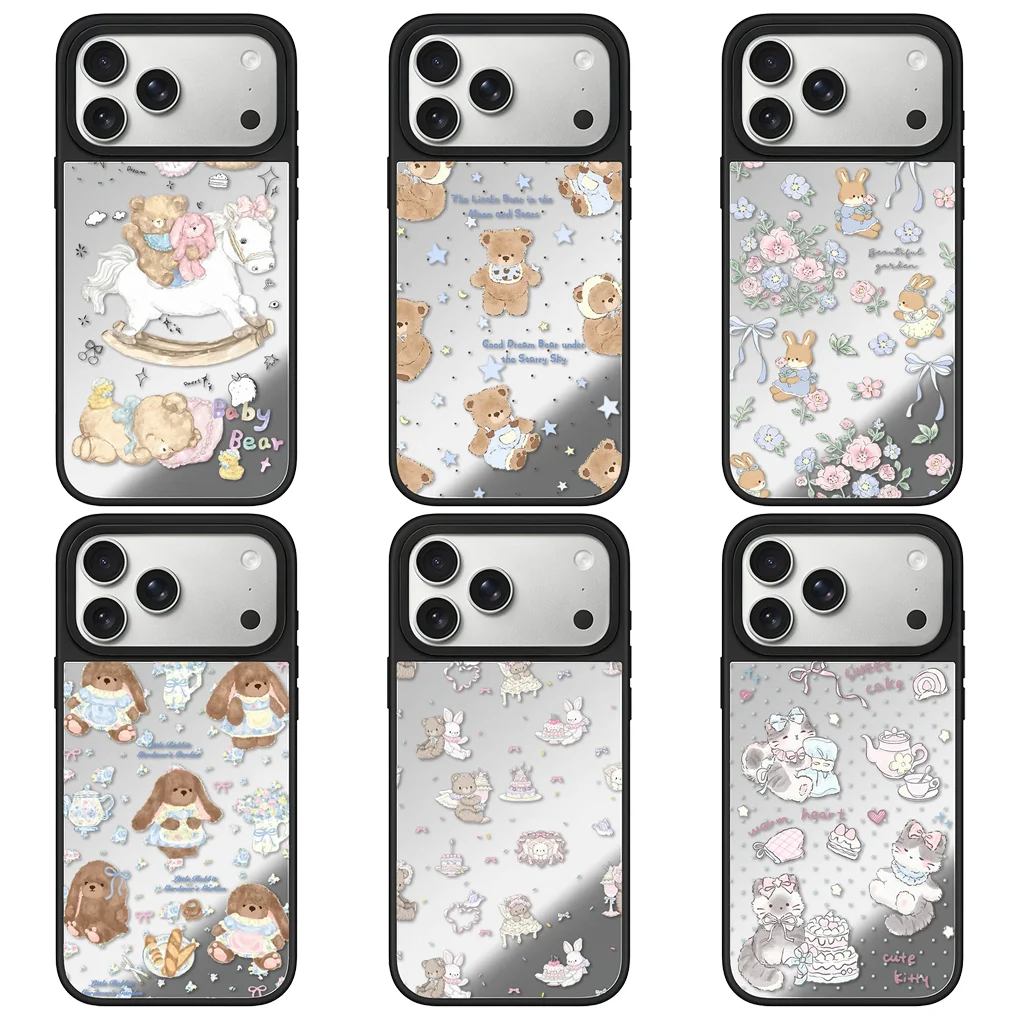 Cartoon Bear Horse Mirror Surface Magnetic Phone Case Cover for IPhone 12 13 14 15 16 17 Pro Max Case for IPhone 17 Air
Cartoon Bear Horse Mirror Surface Magnetic Phone Case Cover for IPhone 12 13 14 15 16 17 Pro Max Case for IPhone 17 Air