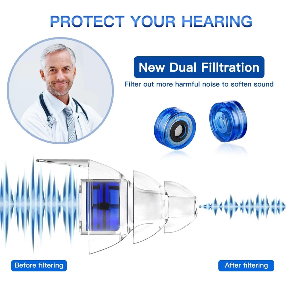 1 Pair Noise Cancelling Ear Plugs Noise Reduction Soft Ear Plug Reusable Ear Protection Plugs for Sleeping Study Concert Hearing
1 Pair Noise Cancelling Ear Plugs Noise Reduction Soft Ear Plug Reusable Ear Protection Plugs for Sleeping Study Concert Hearing