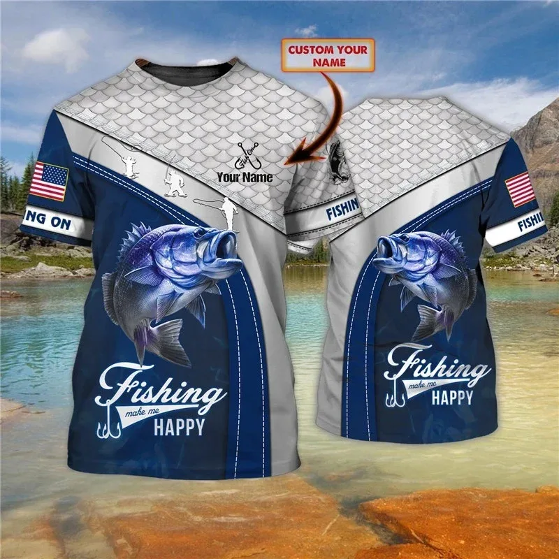 2025 New Trendy Men's 3D Digital Printed Fishing Image Loose Personalized Sports Short Sleeve Customized Casual T-shirt for Men
2025 New Trendy Men's 3D Digital Printed Fishing Image Loose Personalized Sports Short Sleeve Customized Casual T-shirt for Men