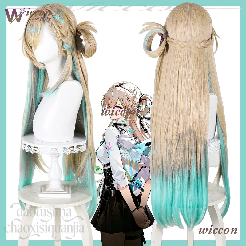 Аниме игра Wuthering Waves LYNAE Косплей Длинные льняные парики Мятно-зеленые блики Мода Y2K Jirai Kei Синтетические волосы для девочек 코스프레
Аниме игра Wuthering Waves LYNAE Косплей Длинные льняные парики Мятно-зеленые блики Мода Y2K Jirai Kei Синтетические волосы для девочек 코스프레