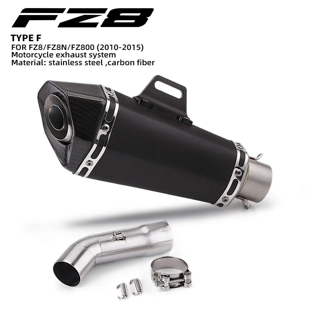 For FZ8 FZ8S FZ800 2010-2015 Motorcycle Exhaust Middle Link Pipe Slip-On 51MM Muffler
For FZ8 FZ8S FZ800 2010-2015 Motorcycle Exhaust Middle Link Pipe Slip-On 51MM Muffler