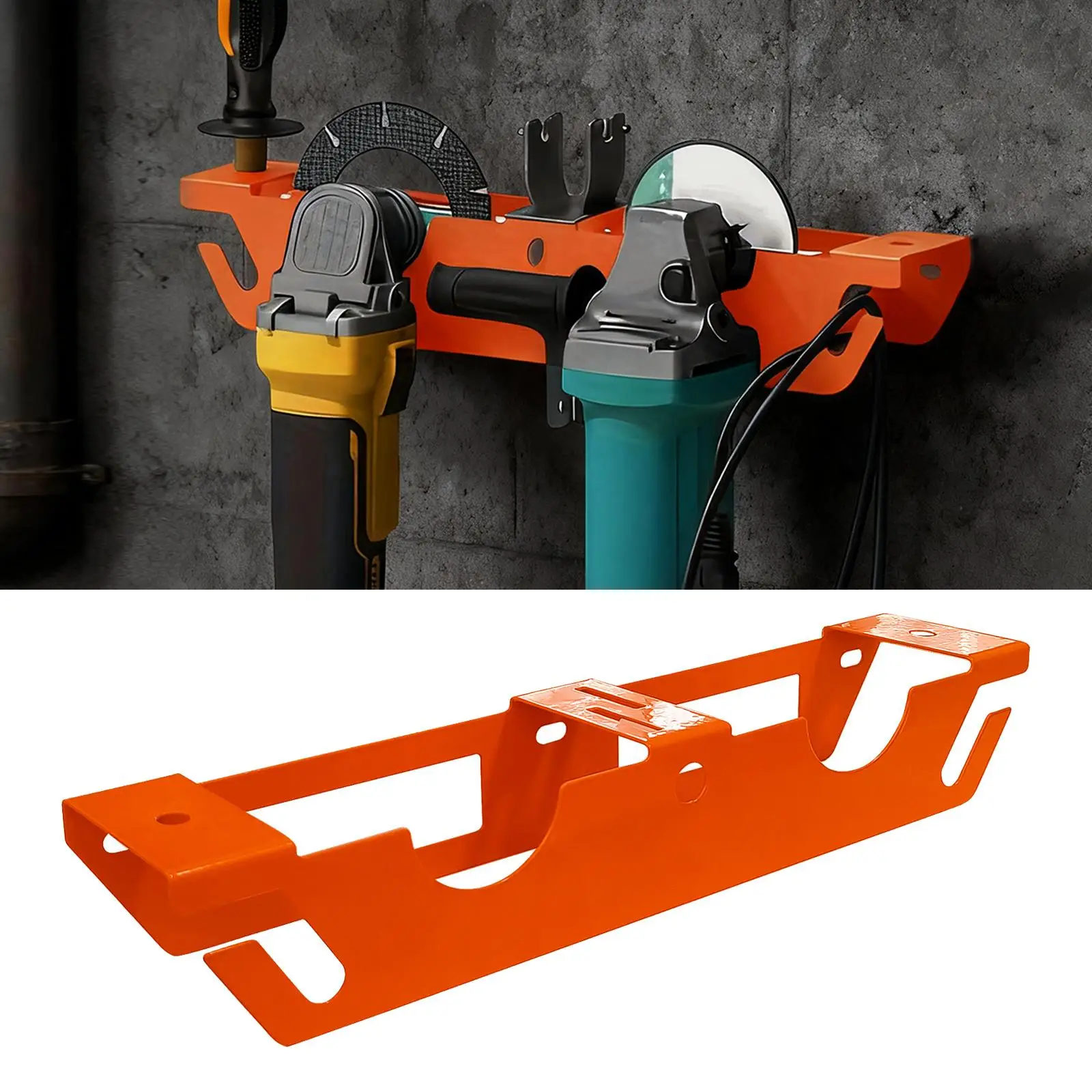 Angle Grinding Holder Stand Power Tool Holder Iron Wall Mount Organizer Bracket for Workspace Garage Polishers Wrenches
Angle Grinding Holder Stand Power Tool Holder Iron Wall Mount Organizer Bracket for Workspace Garage Polishers Wrenches