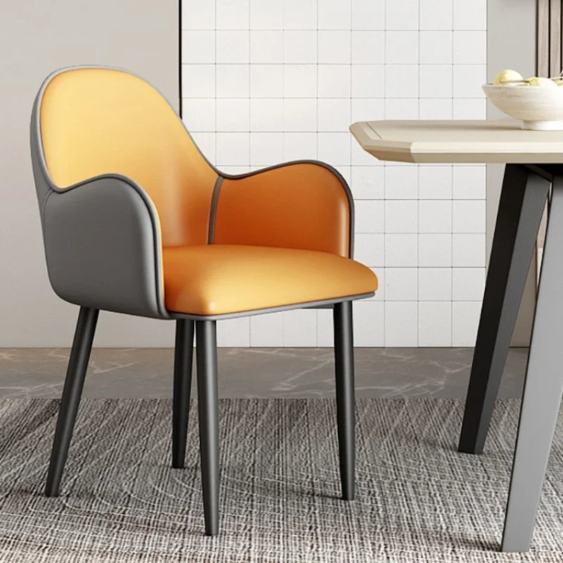 Nordic leather Dining chairs luxury Backrest restaurant Furniture living room leisure Armchair design Cafe chair makeup Stool
Nordic leather Dining chairs luxury Backrest restaurant Furniture living room leisure Armchair design Cafe chair makeup Stool