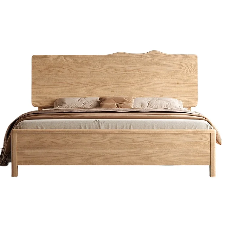 Wholesale ash wood all solid wood modern simple bed master bedroom 1.8 meters double bed
Wholesale ash wood all solid wood modern simple bed master bedroom 1.8 meters double bed