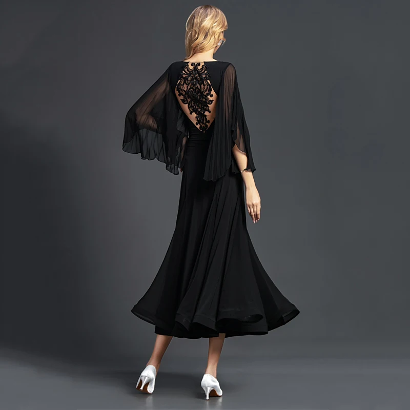 High-End Custom Ballroom Dance Competition Dress Float Sleeves Women Modern Dancewear Costumes Standrad Waltz Practice Clothes
High-End Custom Ballroom Dance Competition Dress Float Sleeves Women Modern Dancewear Costumes Standrad Waltz Practice Clothes