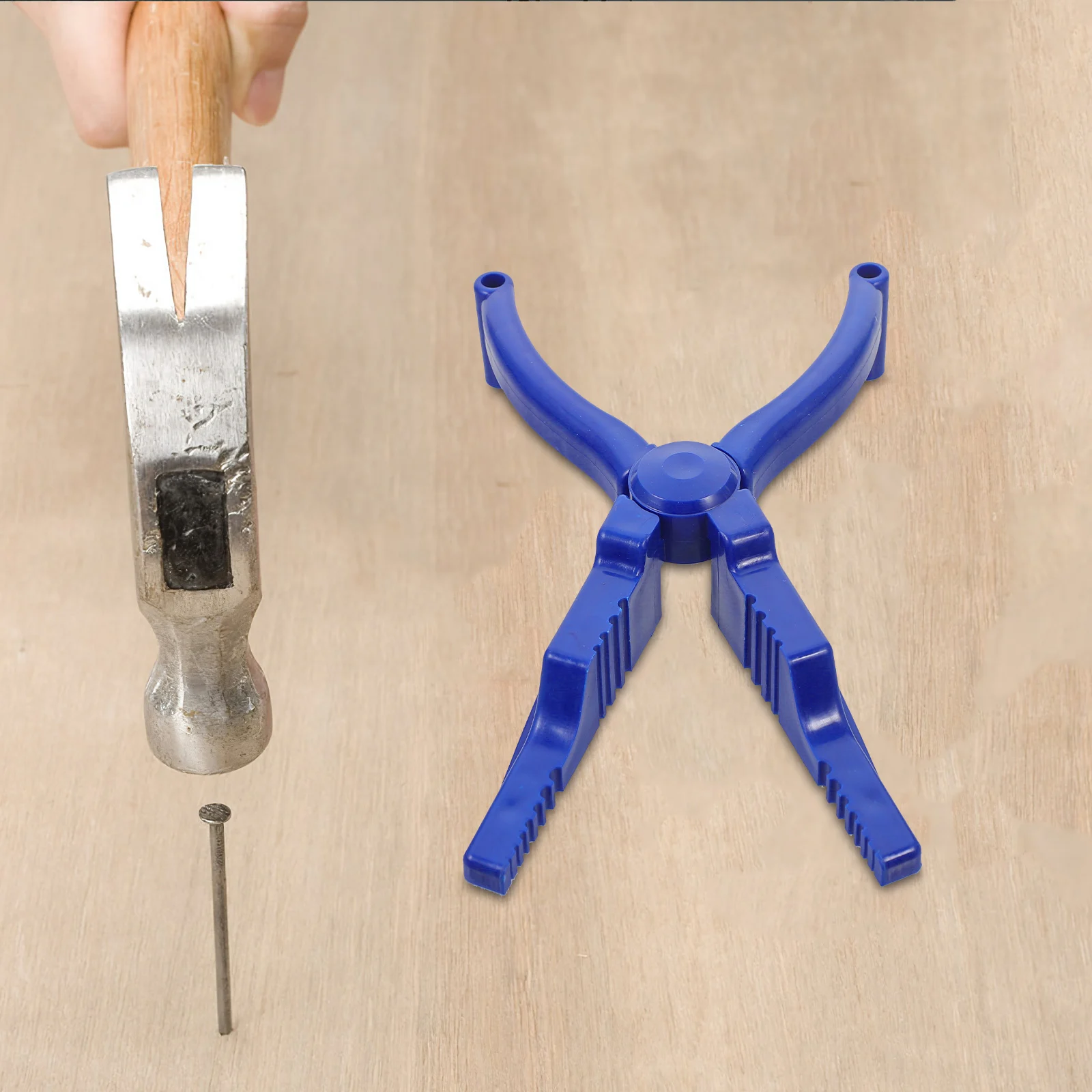 Nail Plier With Nail Holes Ergonomic Hand Tool For Diy Nailing Fixing Protective Guide Plier Portable Nails Holding
Nail Plier With Nail Holes Ergonomic Hand Tool For Diy Nailing Fixing Protective Guide Plier Portable Nails Holding