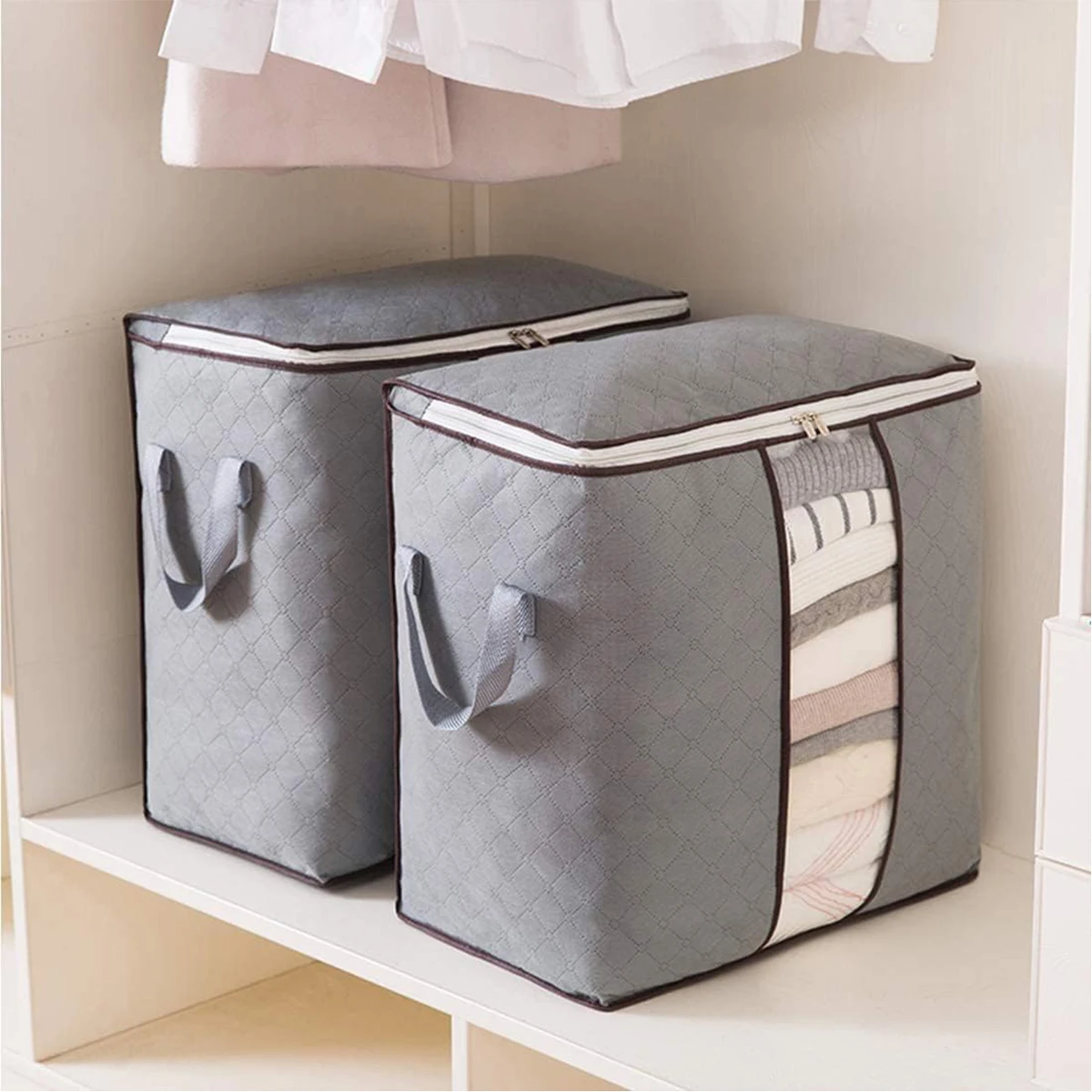 3Pcs New Non-Woven Fabric Blanket Organizer Quilt Blanket Storage Bags Zipper Duvet Storage Cover Under Bed Storage
3Pcs New Non-Woven Fabric Blanket Organizer Quilt Blanket Storage Bags Zipper Duvet Storage Cover Under Bed Storage