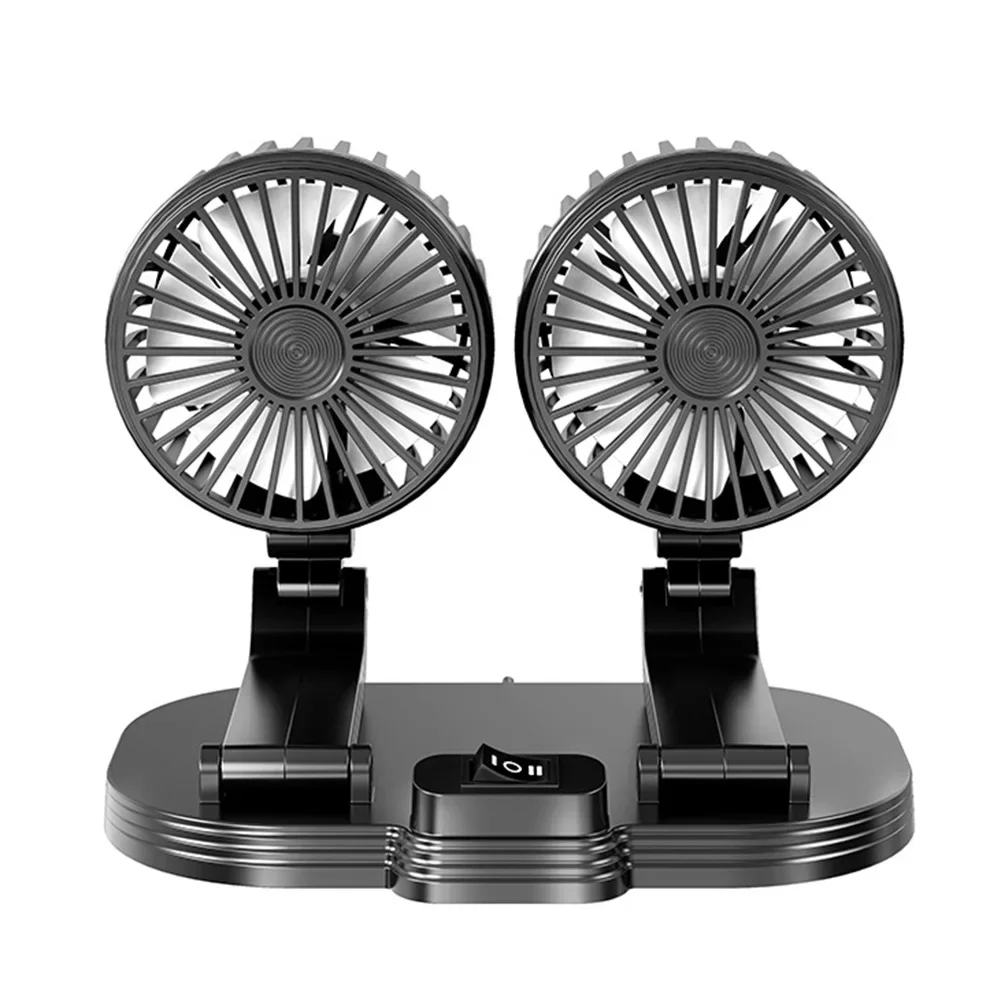 360° Adjustable Dual Head Car Fan USB Car Home Cooling Fan Powerful Double-Head 5V/2A Can Be Converted At Multiple Angles Fans
360° Adjustable Dual Head Car Fan USB Car Home Cooling Fan Powerful Double-Head 5V/2A Can Be Converted At Multiple Angles Fans