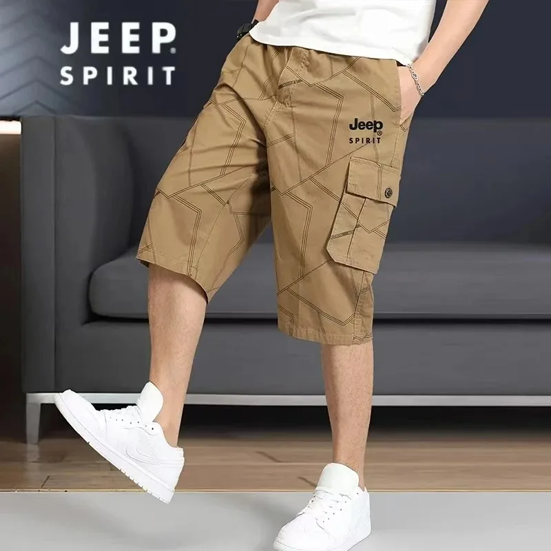 Jeep Spirit Men's Casual Shorts 100% Cotton Breathable Multi Pocket Fashion Summer Sweat Absorbing workwear Outdoor Beach Pants
Jeep Spirit Men's Casual Shorts 100% Cotton Breathable Multi Pocket Fashion Summer Sweat Absorbing workwear Outdoor Beach Pants