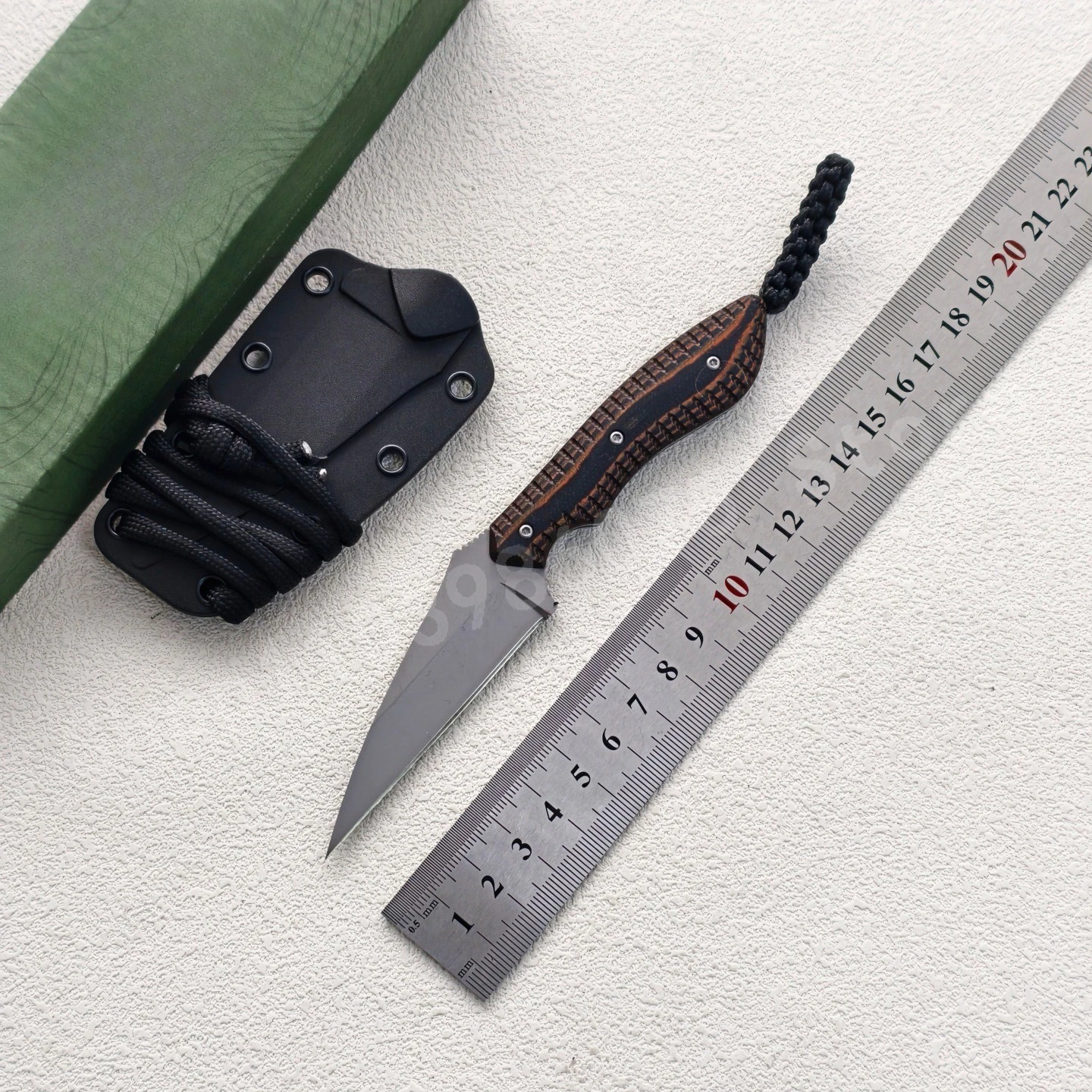 2388 Fixed Blade Knife - 8Cr13Mov Blade - Mikata Handle - Portable and Convenient High-Strength Tool Knife for Outdoor Use
2388 Fixed Blade Knife - 8Cr13Mov Blade - Mikata Handle - Portable and Convenient High-Strength Tool Knife for Outdoor Use