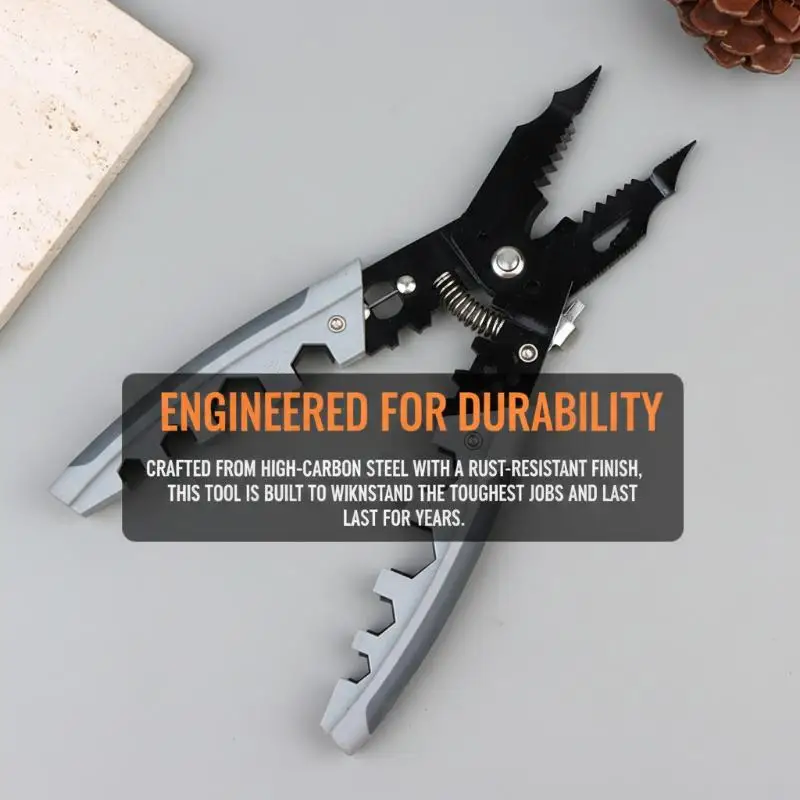 28 In 1 Professional Wire Stripper/wire Crimping Tool, Wire Cutter, Wire Crimper, Cable Stripper, Wiring Tool
28 In 1 Professional Wire Stripper/wire Crimping Tool, Wire Cutter, Wire Crimper, Cable Stripper, Wiring Tool