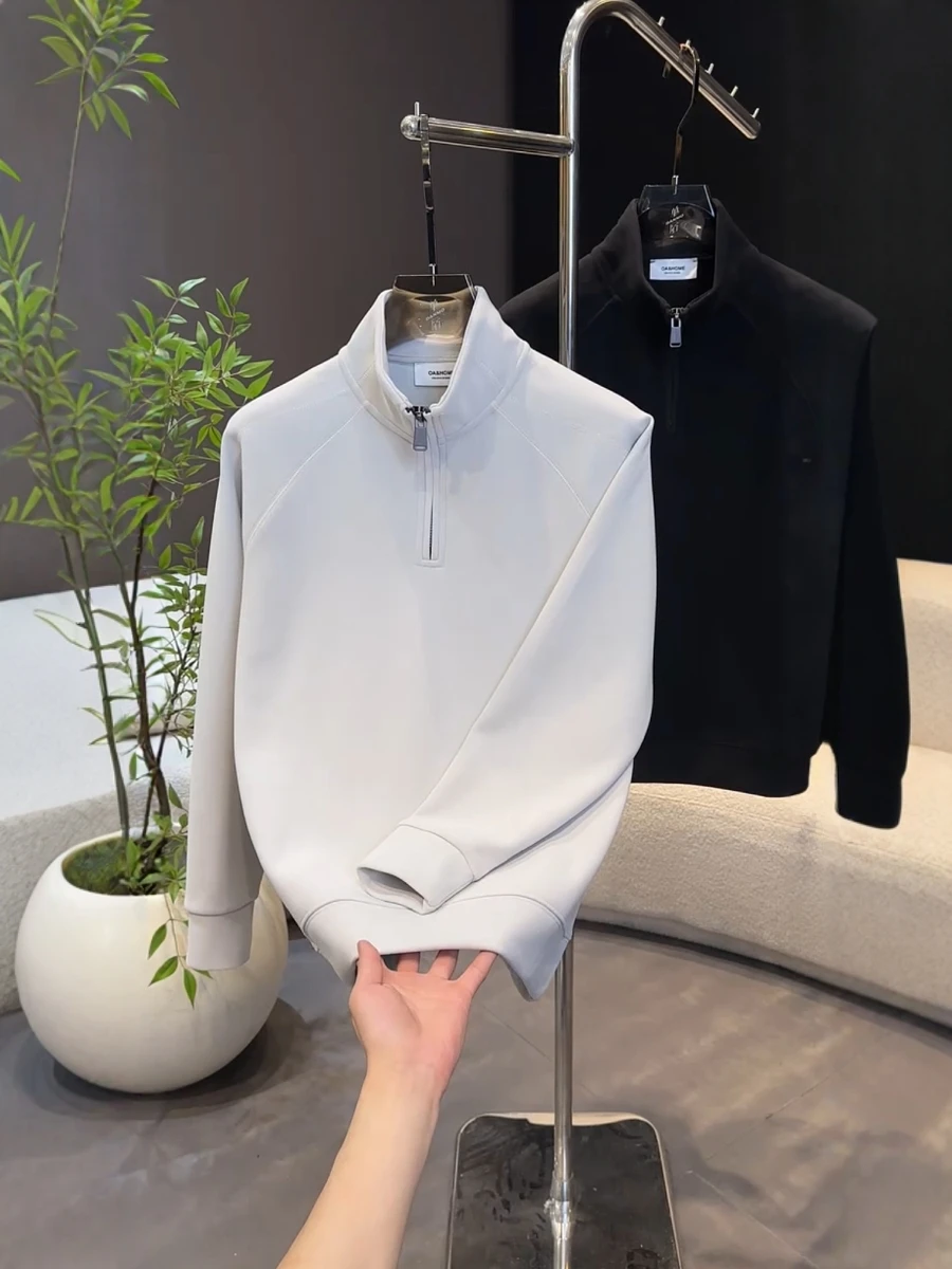 Faionable Cloud Velvet Hoodie Zipper Men's Casual Wear Stand Collar Stand Fit Long Sve Lightweight Luxury Top
Faionable Cloud Velvet Hoodie Zipper Men's Casual Wear Stand Collar Stand Fit Long Sve Lightweight Luxury Top