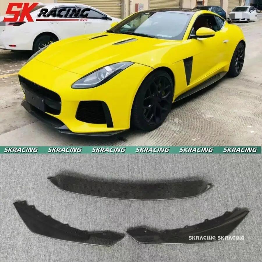 For Jaguar F-TYPE 2013-2019 Real Carbon Fiber Front Bumper Lip Spoiler Trim 3PCS
For Jaguar F-TYPE 2013-2019 Real Carbon Fiber Front Bumper Lip Spoiler Trim 3PCS