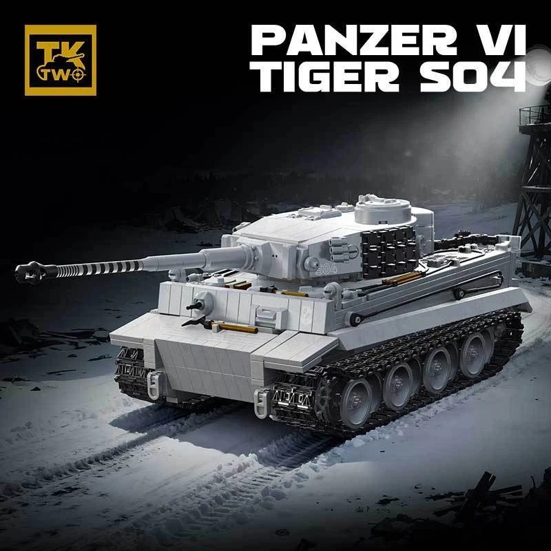 TK801 Snowtiger Heavy Tank Building Blocks WWII German Military Model 1544 Pieces Educational Collectible Puzzle Toy Gift
TK801 Snowtiger Heavy Tank Building Blocks WWII German Military Model 1544 Pieces Educational Collectible Puzzle Toy Gift