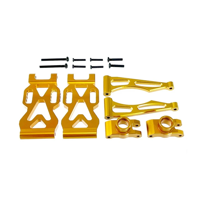 Metal Rear Up And Down Sway Arms(L/R) Set Kit Accessories For SCY 1/16 High Speed Remote Control Gold
Metal Rear Up And Down Sway Arms(L/R) Set Kit Accessories For SCY 1/16 High Speed Remote Control Gold