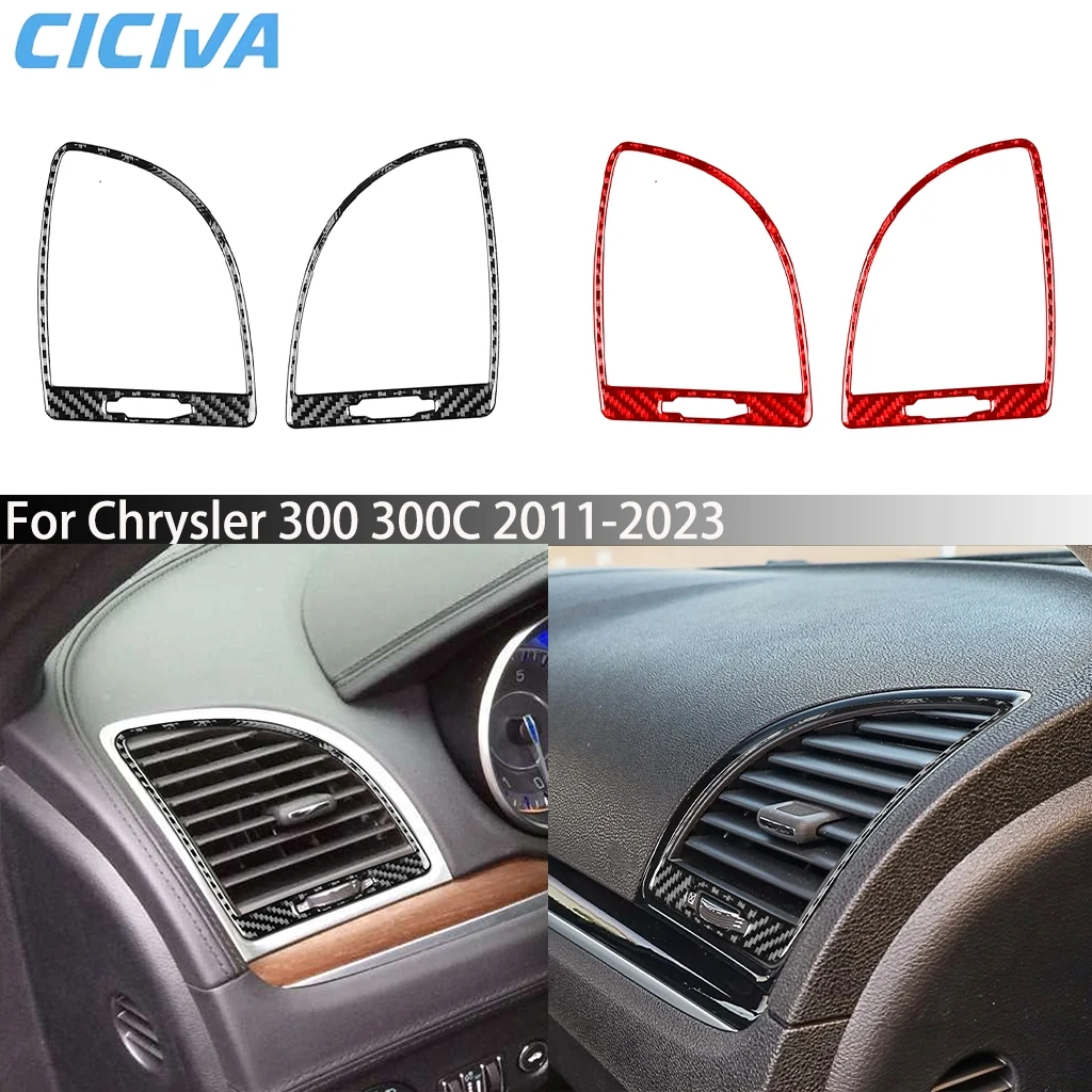 For Chrysler 300 300C 2015-2023 Carbon Fiber Dashboard Air Vent Outlet Frame Interior Car Accessories Cover Stickers Auto Trim
For Chrysler 300 300C 2015-2023 Carbon Fiber Dashboard Air Vent Outlet Frame Interior Car Accessories Cover Stickers Auto Trim