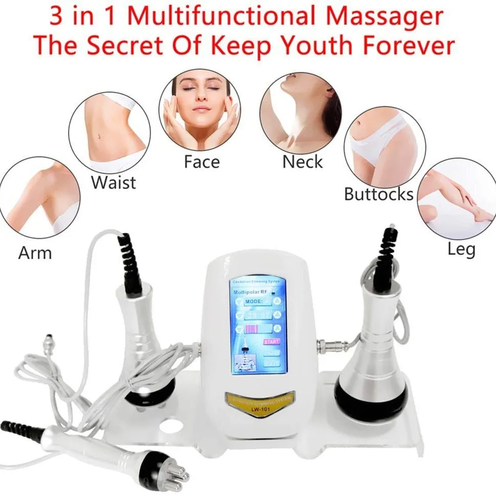 40K Ultrasonic Cavitation Body Facial Radiofrequency Massage Weight Loss Machine Body Shaping Slimming Fat Burn
40K Ultrasonic Cavitation Body Facial Radiofrequency Massage Weight Loss Machine Body Shaping Slimming Fat Burn