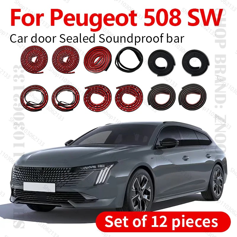 For Peugeot 508 SW Car Door Seal Strip Rubber Double Layer Sealing Protector Soundproof Strip Dustproof Seal Strip 12PCS Set
For Peugeot 508 SW Car Door Seal Strip Rubber Double Layer Sealing Protector Soundproof Strip Dustproof Seal Strip 12PCS Set