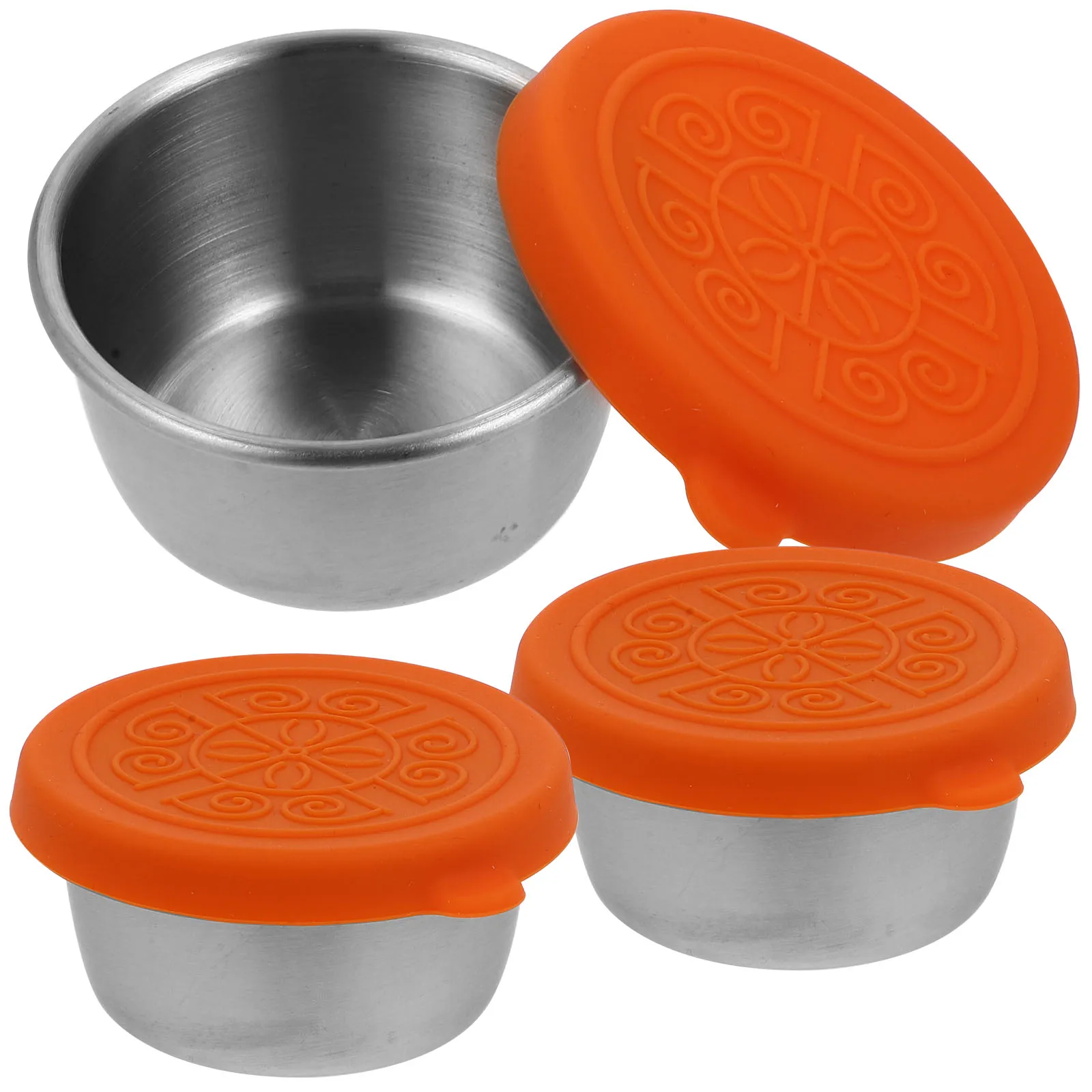 3pcs Stainless Steel Sauce Cups Portable Condiment Containers Silicone Lids Kitchen Party Barbecue Picnic Travel Storage
3pcs Stainless Steel Sauce Cups Portable Condiment Containers Silicone Lids Kitchen Party Barbecue Picnic Travel Storage