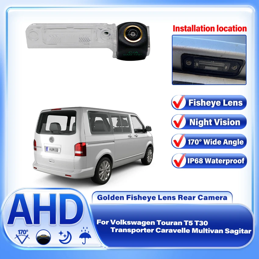 CCD AHD 1080P Vehicle Rear View Reverse Camera For Volkswagen For VW Touran T5 T30 Transporter Caravelle Multivan Sagitar Car
CCD AHD 1080P Vehicle Rear View Reverse Camera For Volkswagen For VW Touran T5 T30 Transporter Caravelle Multivan Sagitar Car