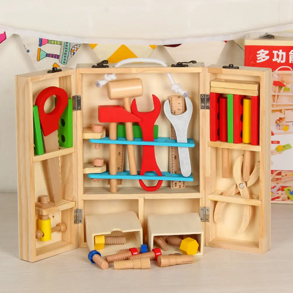 1Set Wooden Kids Repair Kit Simulated Repair Tool Box Play House DIY Educational Plaything for Boys -on Skill
1Set Wooden Kids Repair Kit Simulated Repair Tool Box Play House DIY Educational Plaything for Boys -on Skill