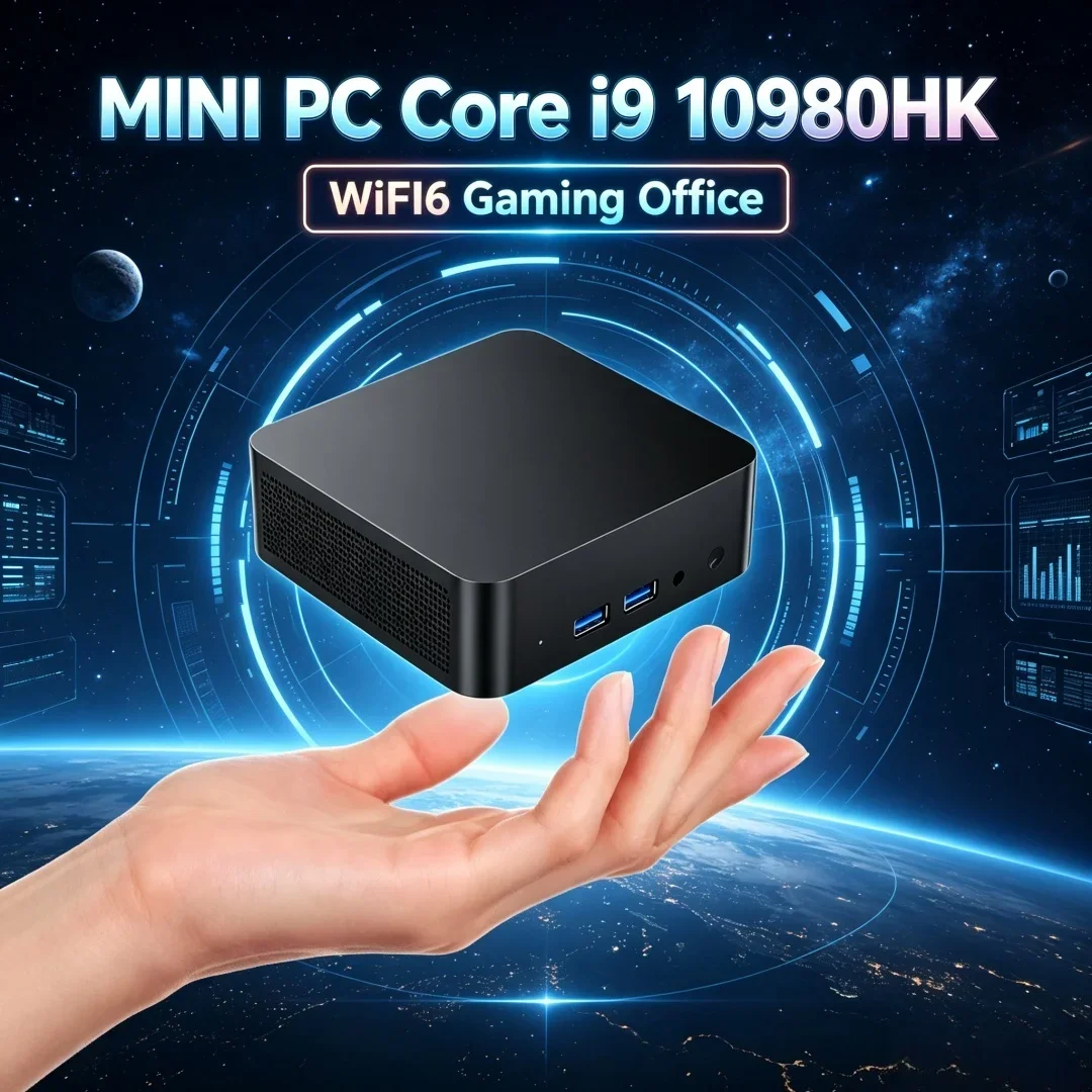 New Arrival 2026 Core I9 10980HK Portable Mini PC Computer Win11 32GB DDR4 1TB 2TB SSD Gaming Computer WiFi 6 office Desktop
New Arrival 2026 Core I9 10980HK Portable Mini PC Computer Win11 32GB DDR4 1TB 2TB SSD Gaming Computer WiFi 6 office Desktop