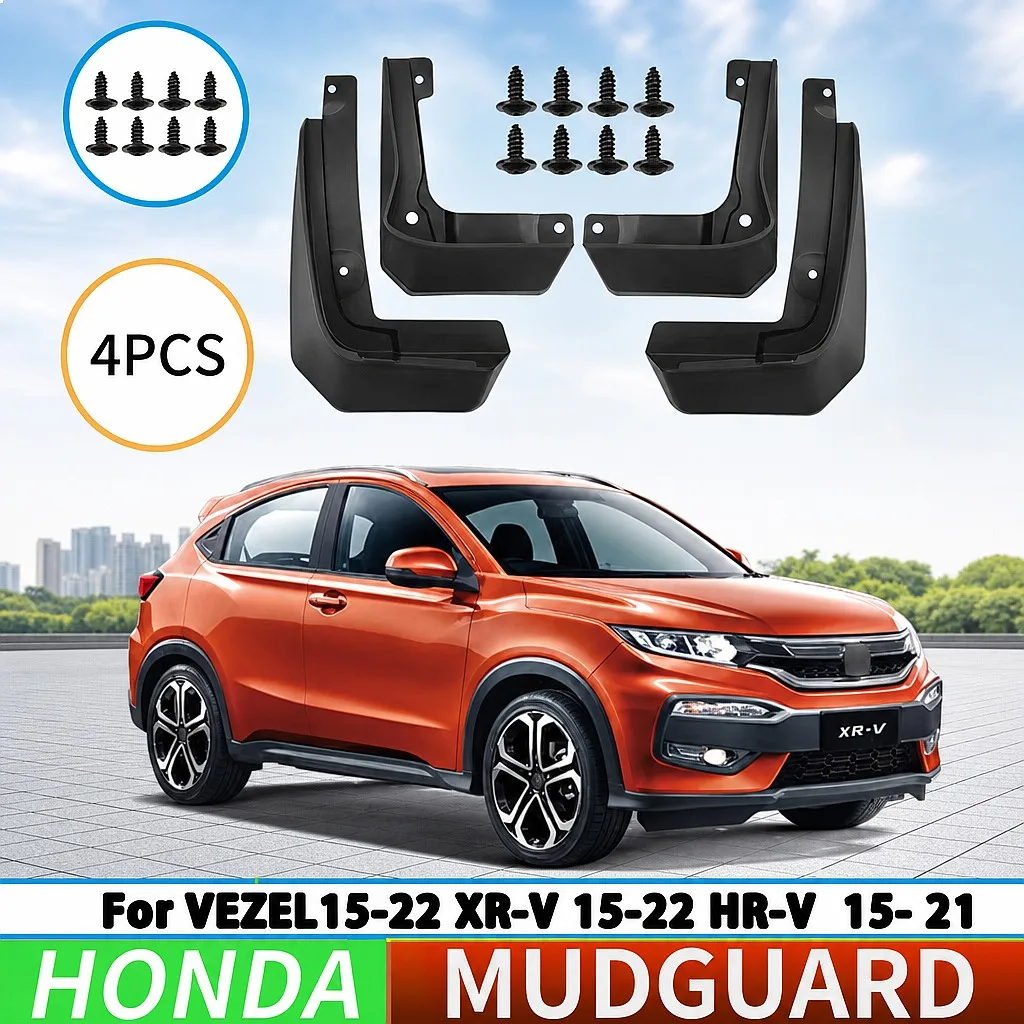 For Honda Vezel XRV HRV 2015-2022 Car Fender Splash Guard Front Rear Mud Flaps Auto Parts
For Honda Vezel XRV HRV 2015-2022 Car Fender Splash Guard Front Rear Mud Flaps Auto Parts