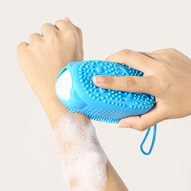 Silicone Body Scrubber Shower Exfoliating Scrub Sponge Bubble Bath Brush Massager Skin Cleaner Cleaning Pad Bathroom Accessories
Silicone Body Scrubber Shower Exfoliating Scrub Sponge Bubble Bath Brush Massager Skin Cleaner Cleaning Pad Bathroom Accessories