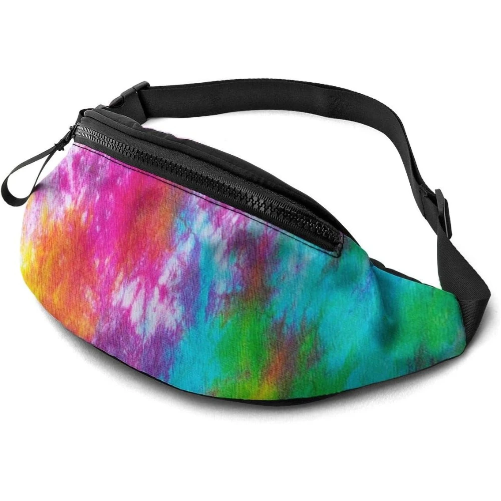 Fanny Pack, Rainbow Washed Tie Dye Waist Bag with Headphone Hole Belt Bag Adjustable Sling Pocket Fashion Hip
Fanny Pack, Rainbow Washed Tie Dye Waist Bag with Headphone Hole Belt Bag Adjustable Sling Pocket Fashion Hip
