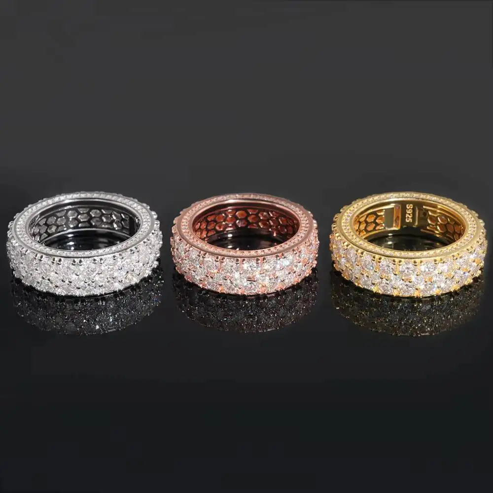 Classic Hip Hop Moissanite Men Ring 925 Silver VVS1 Iced Out Moissanite Men Ring Hip Hop D Color Moissanite Men Bands
Classic Hip Hop Moissanite Men Ring 925 Silver VVS1 Iced Out Moissanite Men Ring Hip Hop D Color Moissanite Men Bands