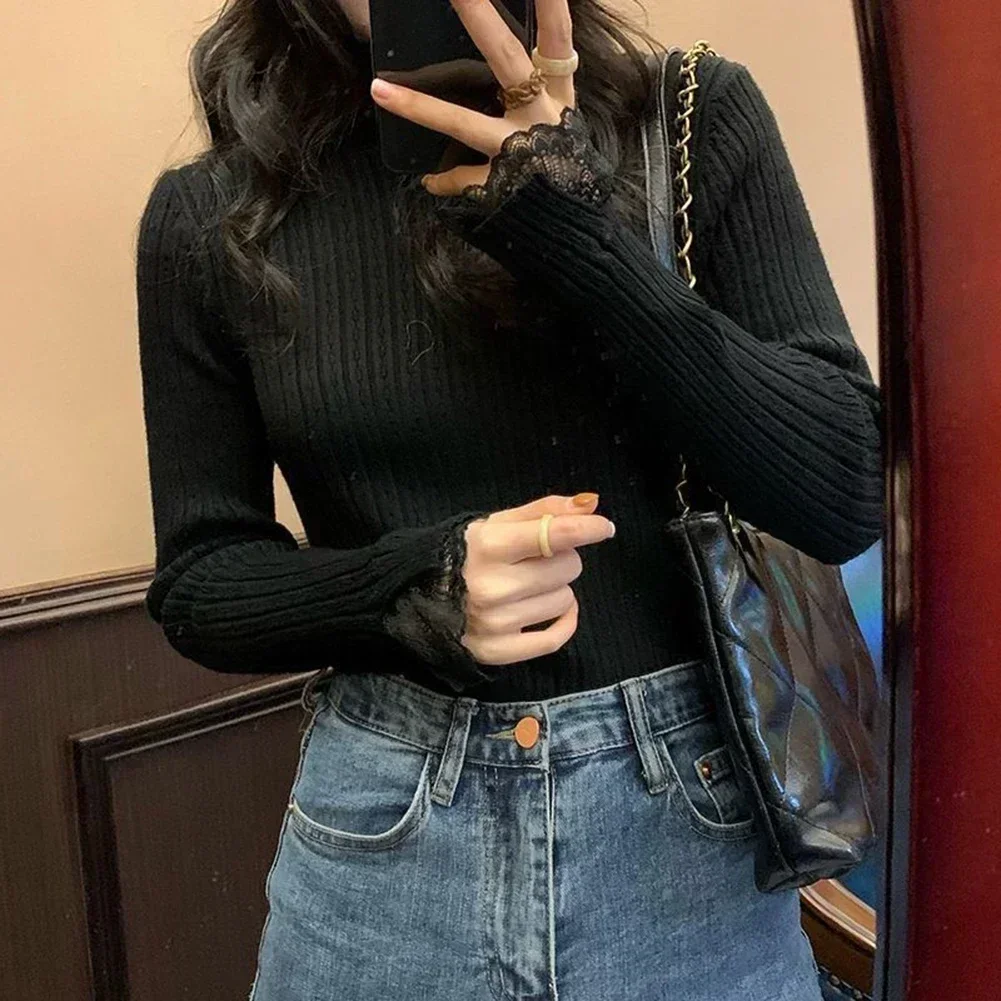 For Club Outings Ladies Knitted Sweater Ideal For Autumn High Stretch Turtleneck Sweater Casual Knitwear Casual Design
For Club Outings Ladies Knitted Sweater Ideal For Autumn High Stretch Turtleneck Sweater Casual Knitwear Casual Design