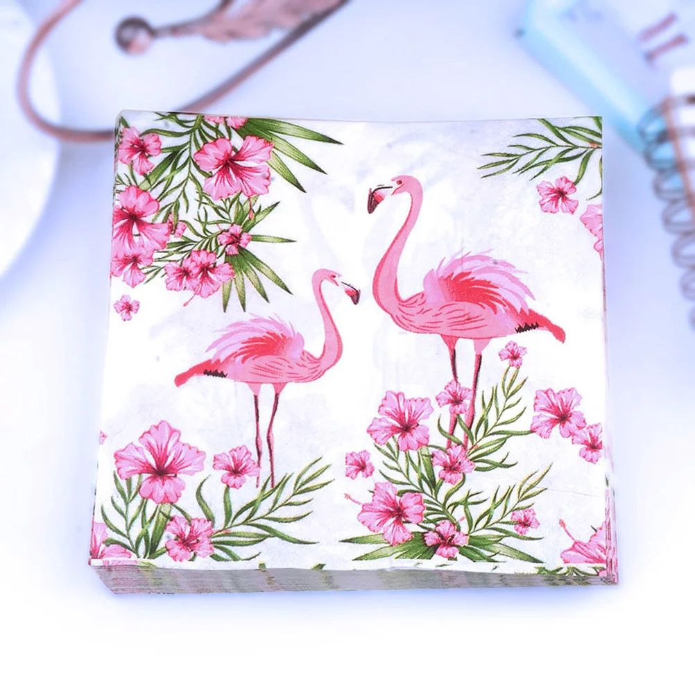 40Pcs Flamingo Printed Paper Napkins Unique Pattern Disposable Napkins for Party Dinner Banquet Style
40Pcs Flamingo Printed Paper Napkins Unique Pattern Disposable Napkins for Party Dinner Banquet Style