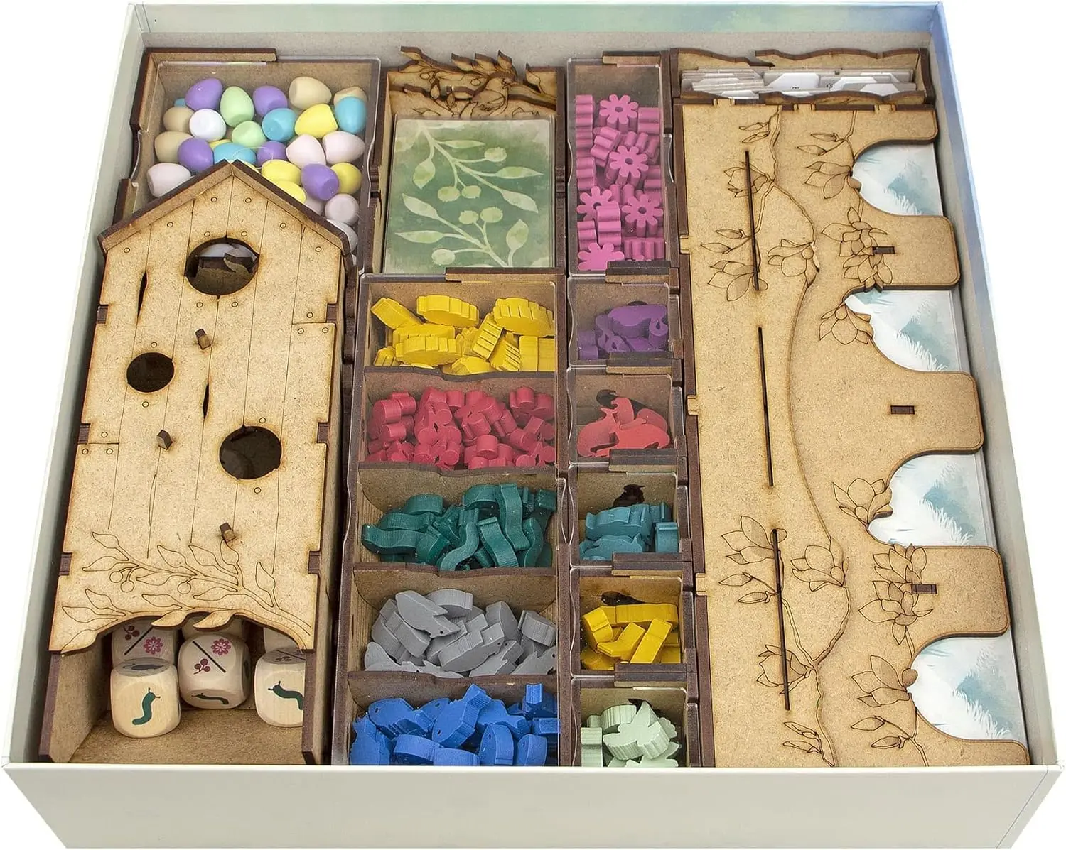 Board Game Organizer Insert for Wingspan & Expansions, Storage Box Tray
Board Game Organizer Insert for Wingspan & Expansions, Storage Box Tray