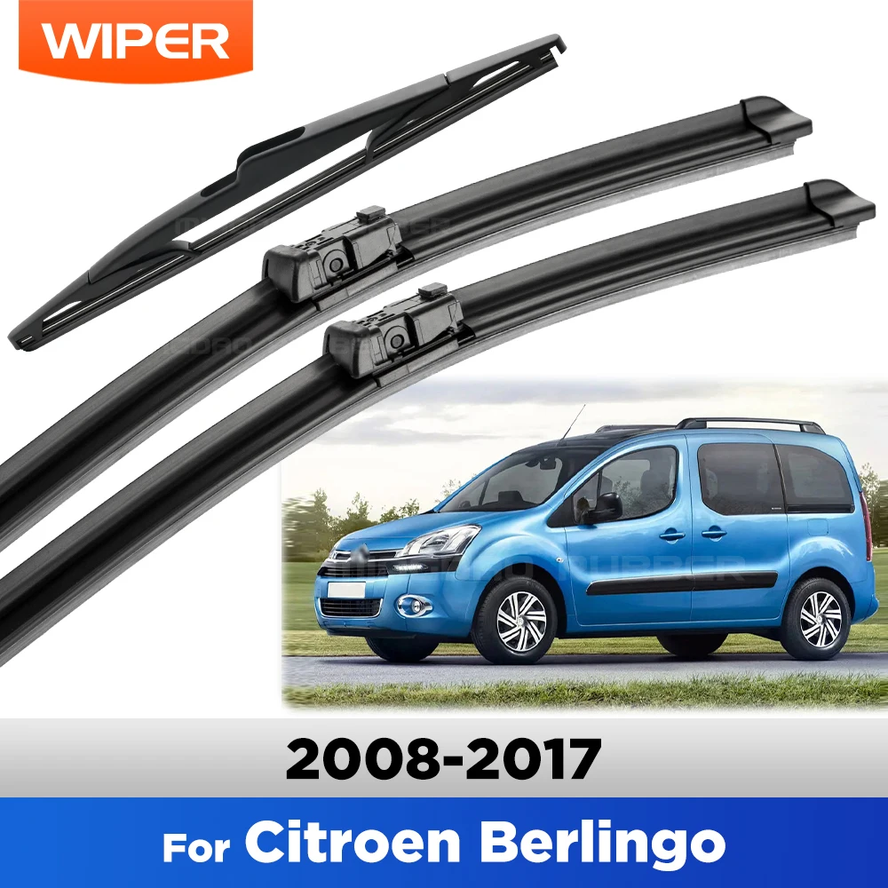 For Citroen Berlingo B9 2008-2017 2009 2010 2011 Wiper Front&Rear Wiper Blades Windshield Windscreen Window Brushes 26"+16"+14"
For Citroen Berlingo B9 2008-2017 2009 2010 2011 Wiper Front&Rear Wiper Blades Windshield Windscreen Window Brushes 26"+16"+14"