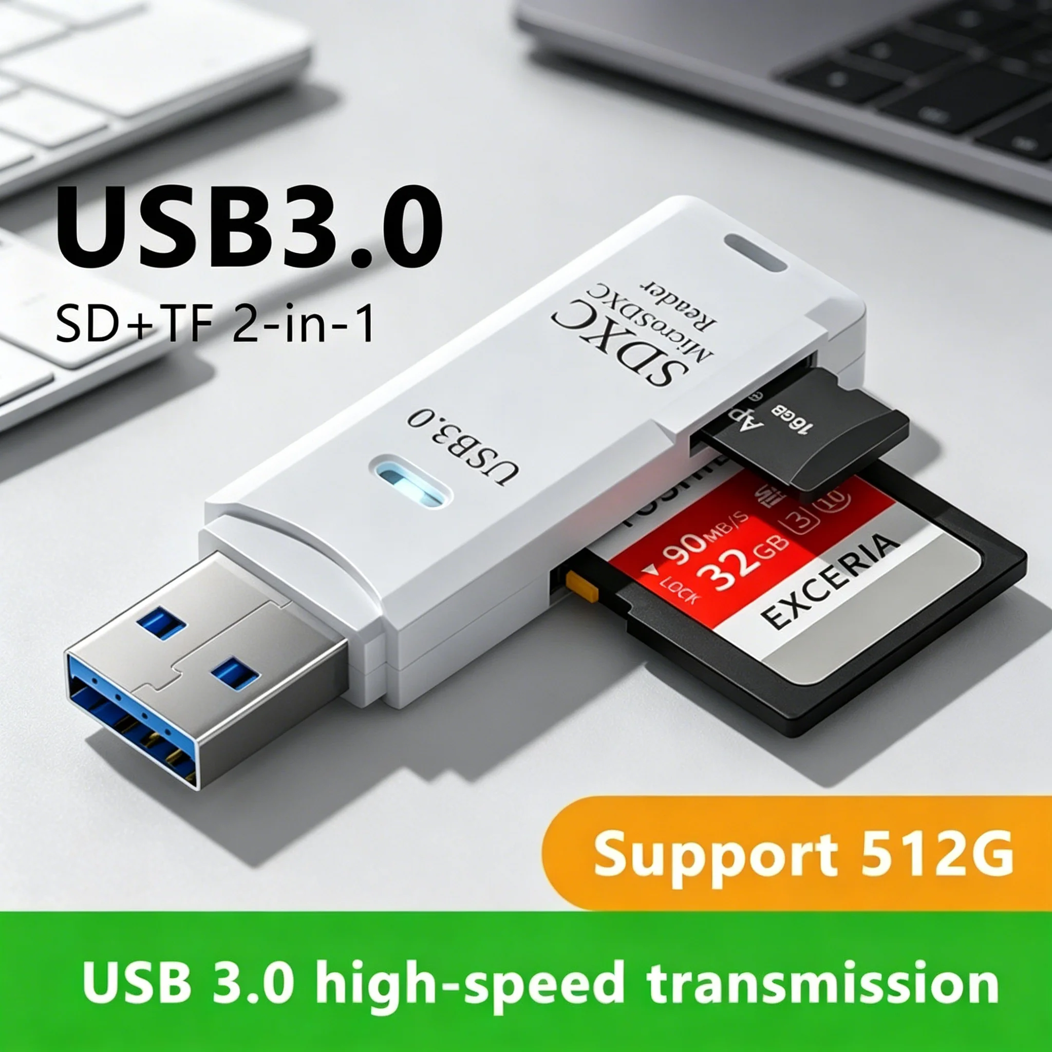 Устройство для чтения карт памяти 2-в-1 USB 3.0/USB 2.0, устройство для чтения карт памяти SD TF, высокоскоростное устройство для чтения смарт-карт, адаптер для ПК, аксессуары для ноутбуков
Устройство для чтения карт памяти 2-в-1 USB 3.0/USB 2.0, устройство для чтения карт памяти SD TF, высокоскоростное устройство для чтения смарт-карт, адаптер для ПК, аксессуары для ноутбуков