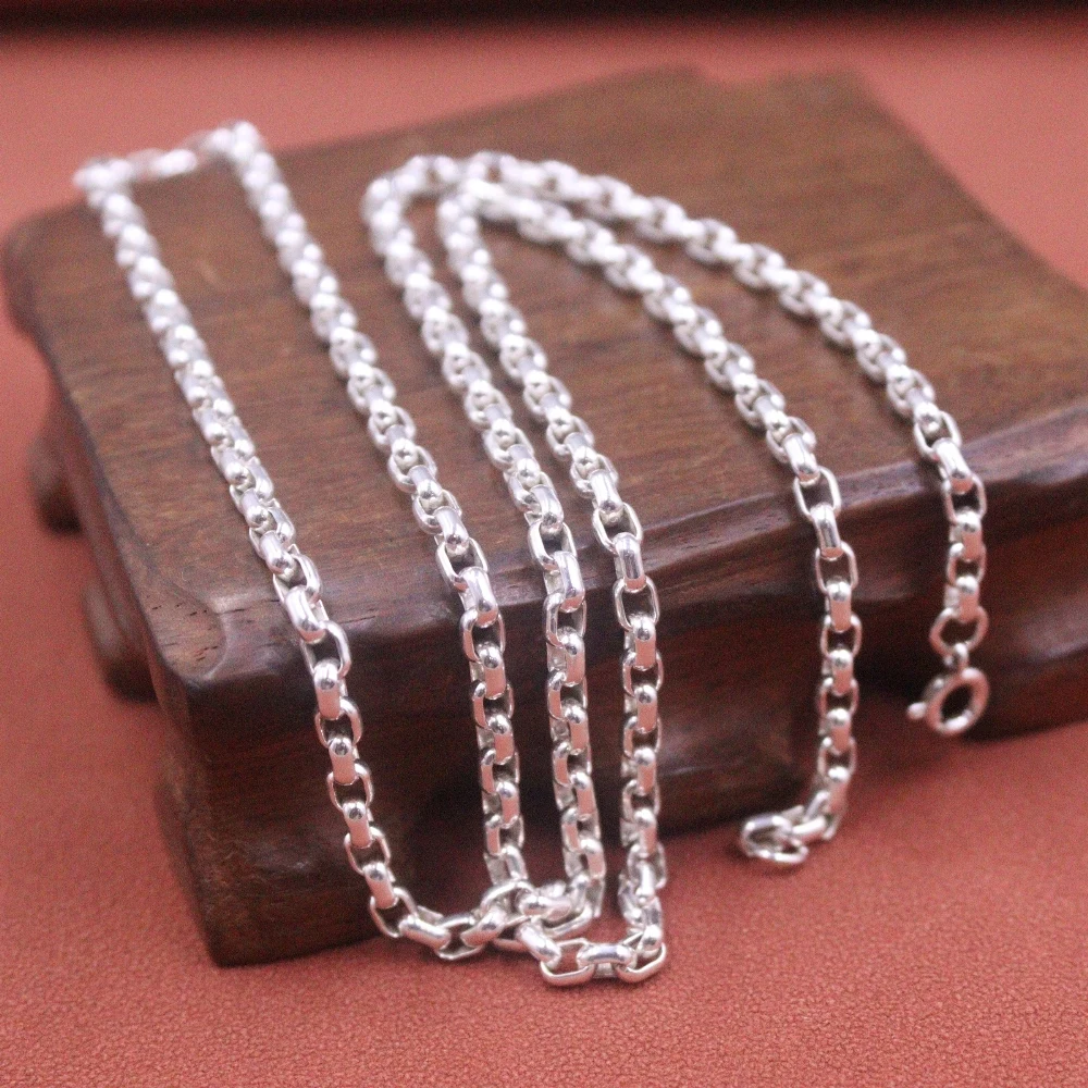 Real Solid 925 Sterling Silver Chain Men Women Square Cable Link Necklace 19-20g/ 60cm
Real Solid 925 Sterling Silver Chain Men Women Square Cable Link Necklace 19-20g/ 60cm