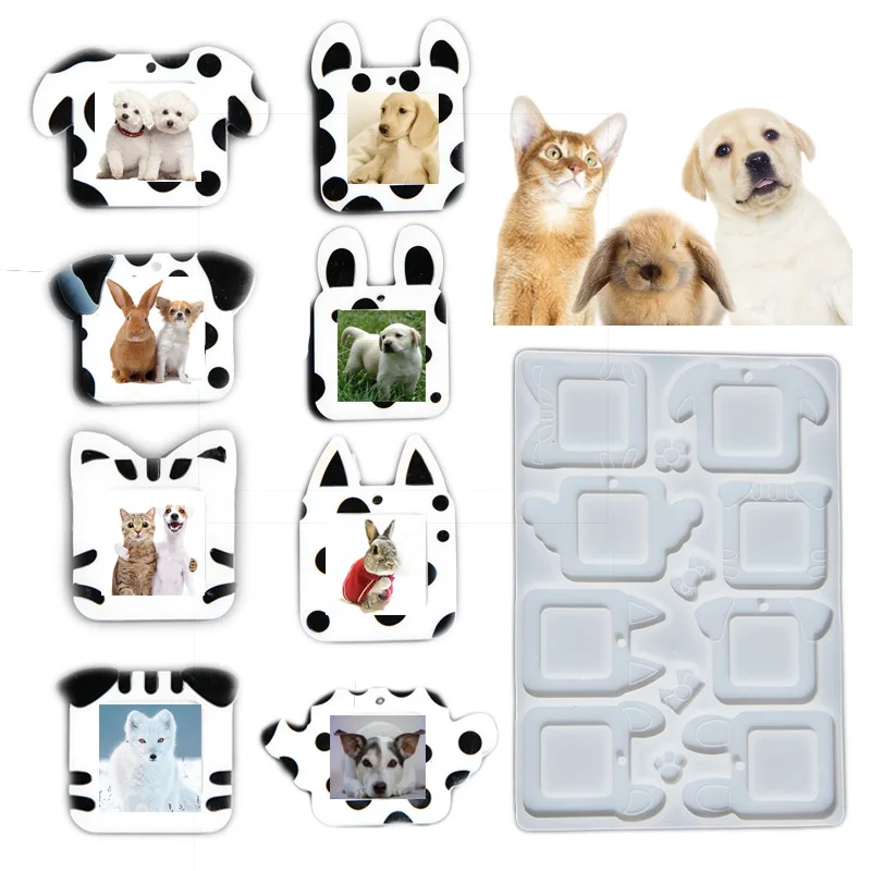 New Mould DIY Resin Animal Ears Puppy Kitten and Cute Pet Photo Frame Mold Ornaments - Mirror-Finish Decoration Silicone Molds
New Mould DIY Resin Animal Ears Puppy Kitten and Cute Pet Photo Frame Mold Ornaments - Mirror-Finish Decoration Silicone Molds