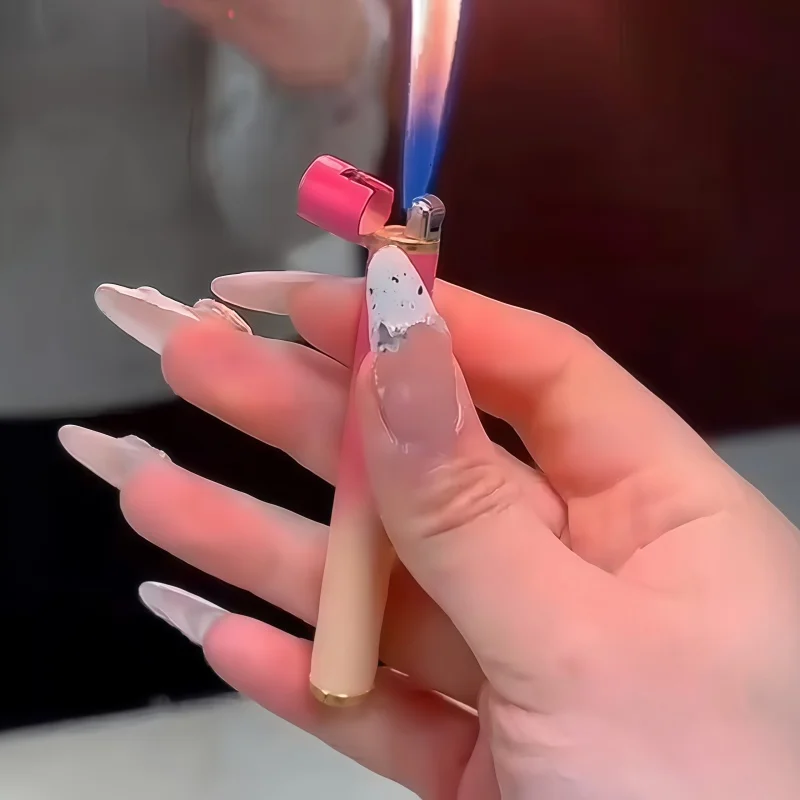 Mini Cigarette Style Grinding Wheel Flint Torch Lighter Portable Inflatable Soft Flame Lighter Men's Smoking Tool Gift
Mini Cigarette Style Grinding Wheel Flint Torch Lighter Portable Inflatable Soft Flame Lighter Men's Smoking Tool Gift