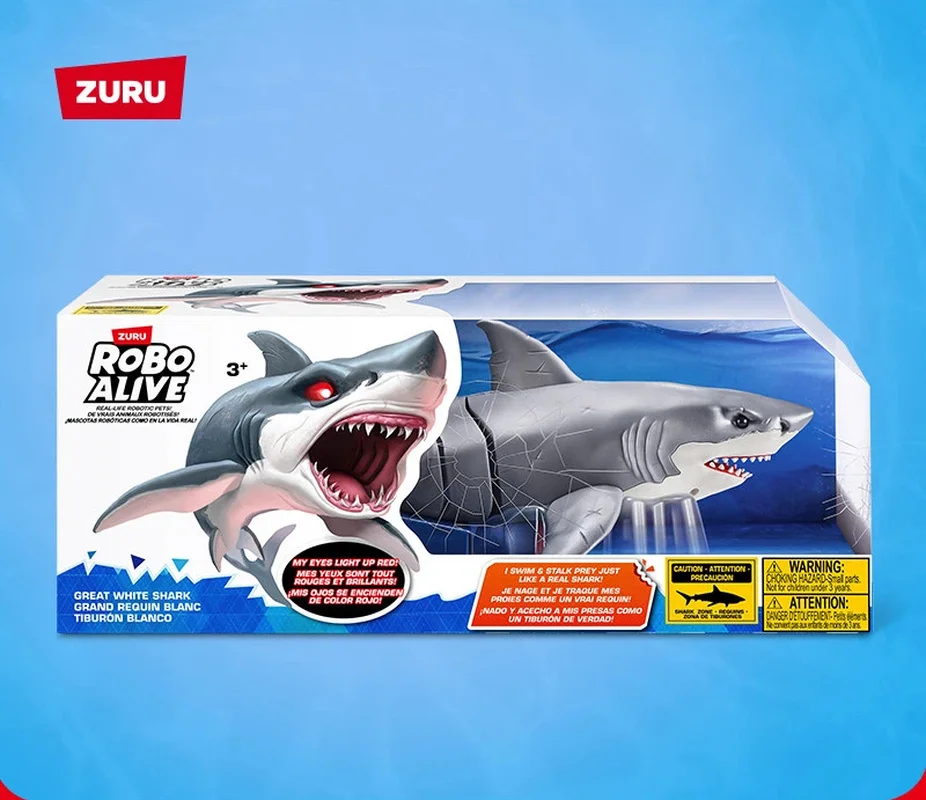 Zuru Robo Alive Megalodon Shark Realistic Wiggling Simulated Marine Model Water Swimming For Adult Collection Decoration
Zuru Robo Alive Megalodon Shark Realistic Wiggling Simulated Marine Model Water Swimming For Adult Collection Decoration