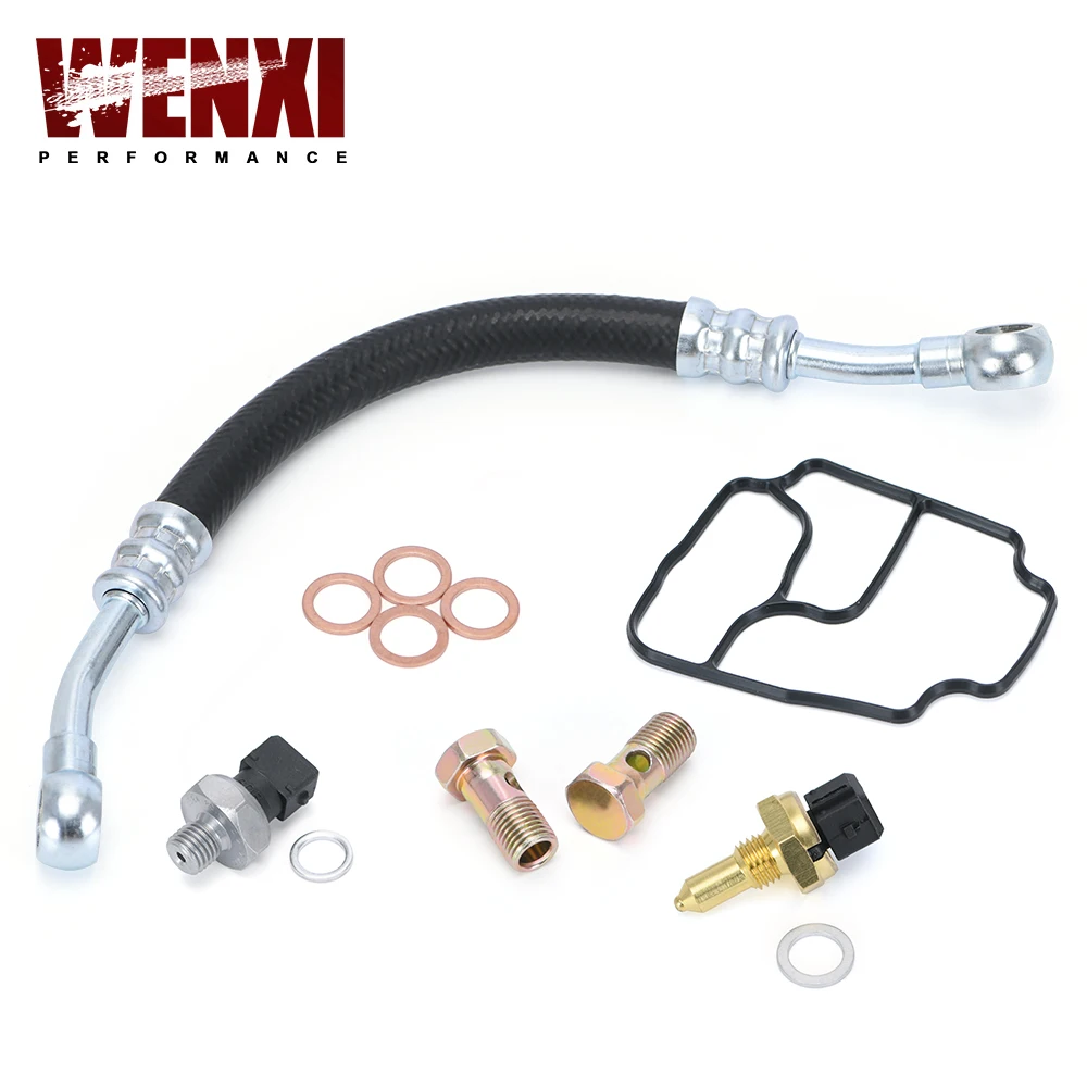 Oil Filter Housing Gasket Replacement Kit For 00-08 BMW E46 E39 E85 325Ci X3 Z3 VANOS Oil Feed Line
Oil Filter Housing Gasket Replacement Kit For 00-08 BMW E46 E39 E85 325Ci X3 Z3 VANOS Oil Feed Line