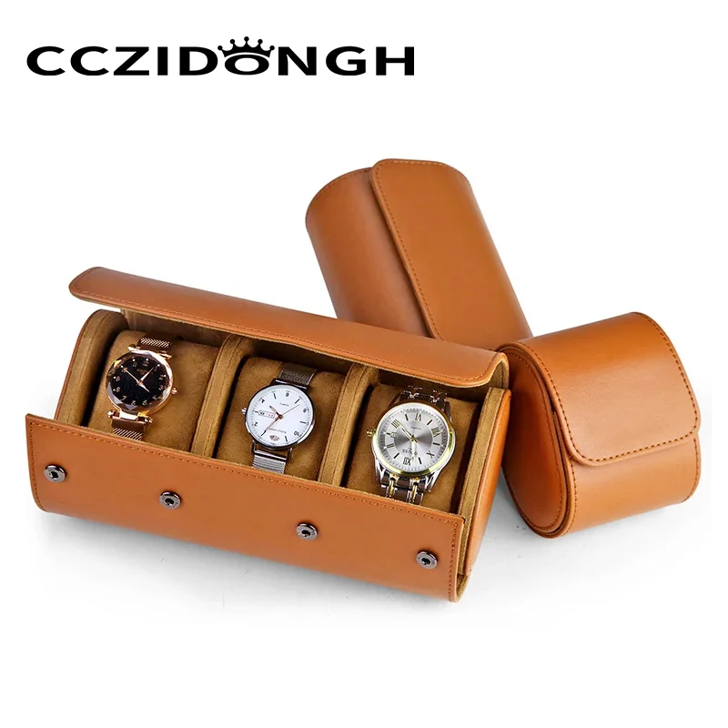 1 2 3-Slot Watch Storage Box Watch Roll Travel Case Portable Vintage Leather Watch Display Case Organizers Of Gift Men And Women
1 2 3-Slot Watch Storage Box Watch Roll Travel Case Portable Vintage Leather Watch Display Case Organizers Of Gift Men And Women