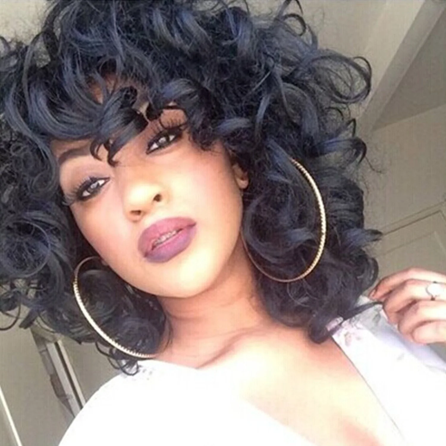 Synthetic Curly Short Wig for Women Fashion Party Date Daily Use Natural Look Stylish Celebrity Inspired Hairpiece Wholesale
Synthetic Curly Short Wig for Women Fashion Party Date Daily Use Natural Look Stylish Celebrity Inspired Hairpiece Wholesale